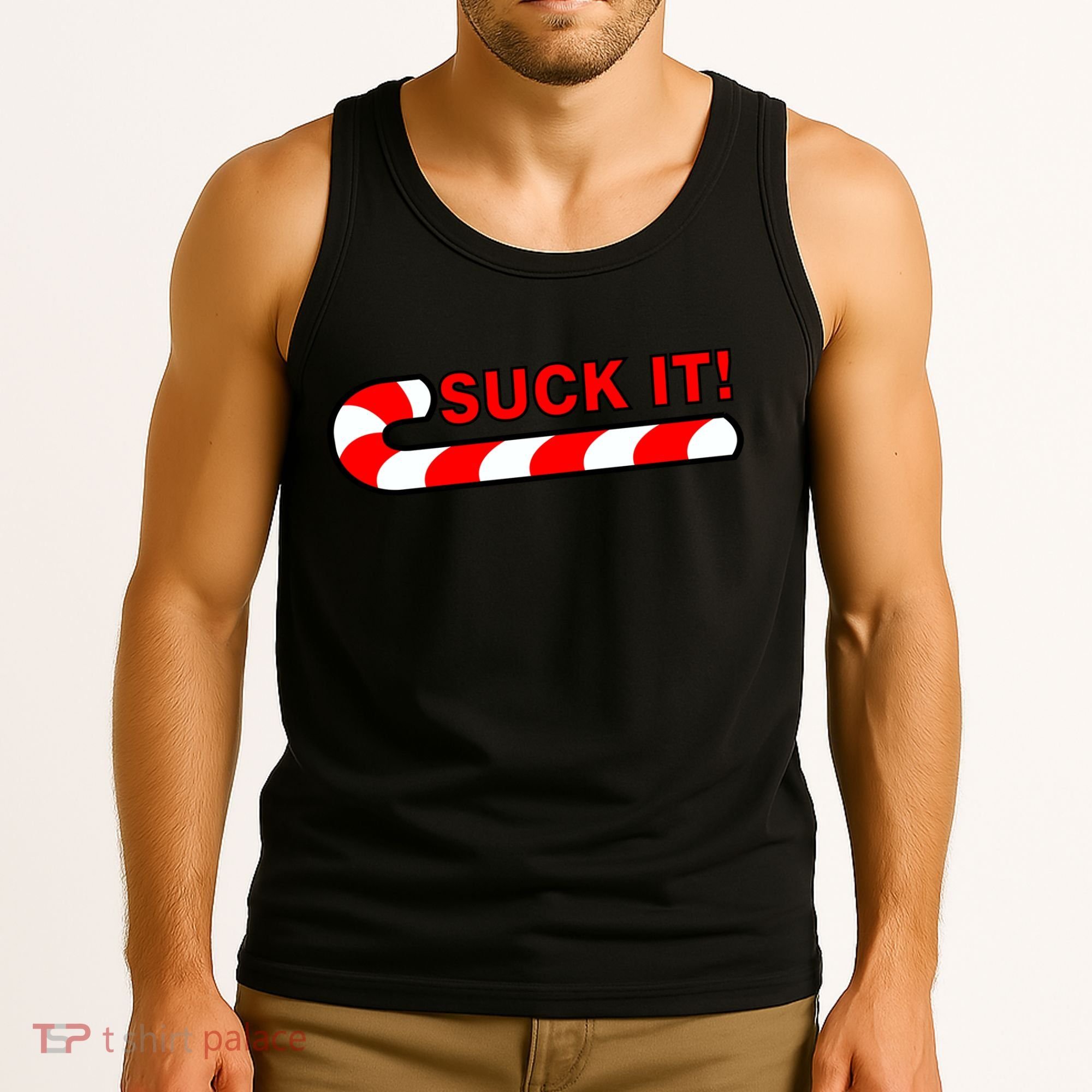 Suck It Candy Cane Tank Top