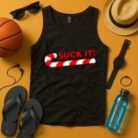 Suck It Candy Cane Tank Top thumb 4