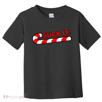 Suck It Candy Cane Toddler T-Shirt