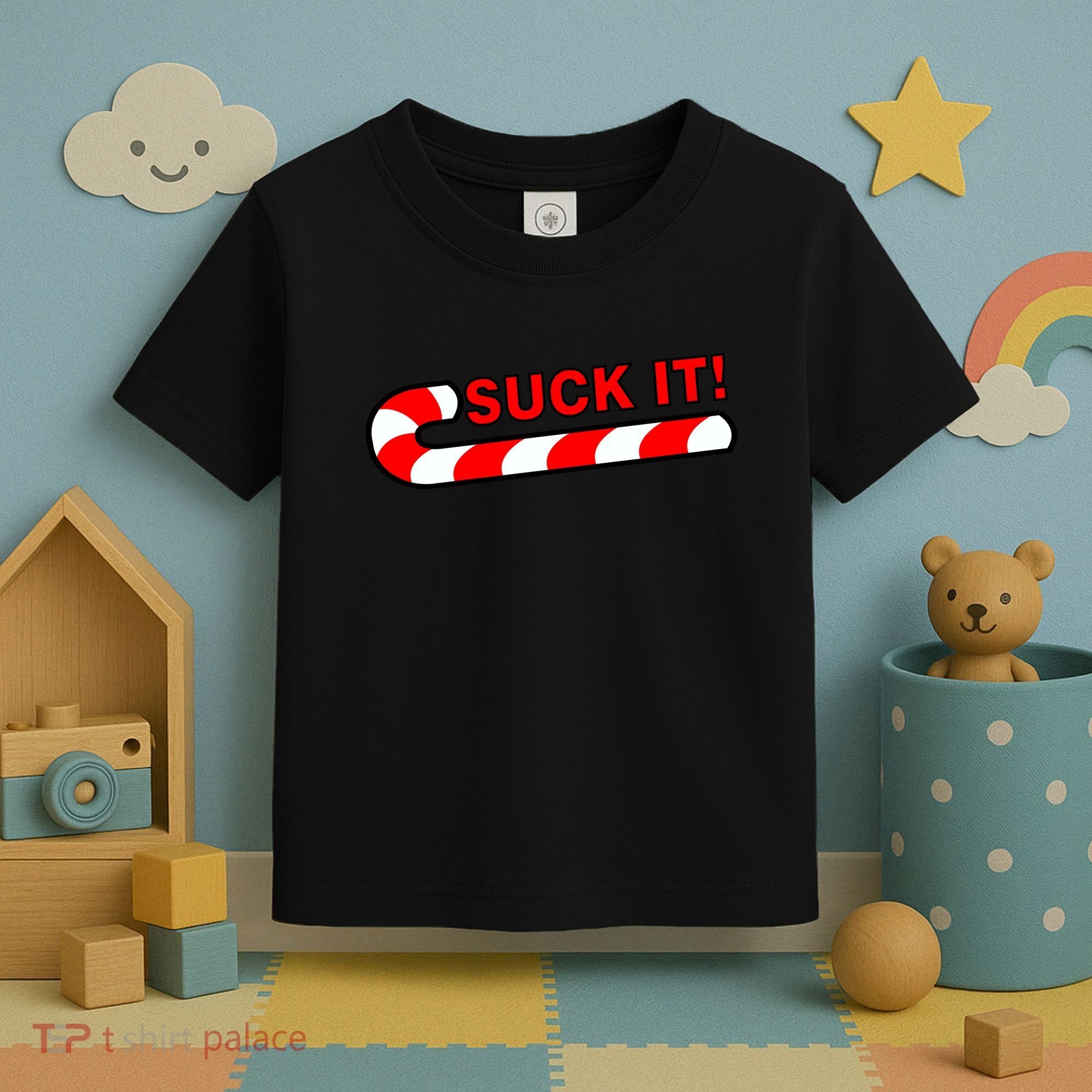 Suck It Candy Cane Toddler T-Shirt