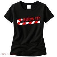 Suck It Candy Cane Women's T-Shirt thumb 0