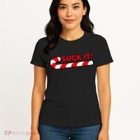 Suck It Candy Cane Women's T-Shirt thumb 4