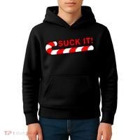 Suck It Candy Cane Kids Hoodie thumb 4