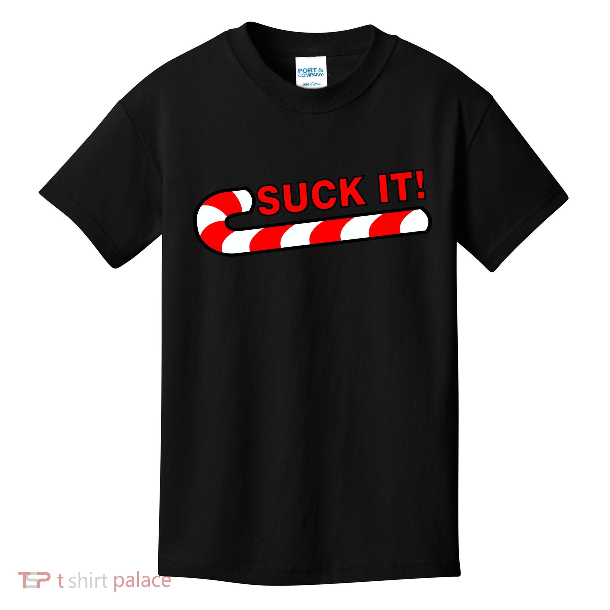 Suck It Candy Cane Kids T-Shirt