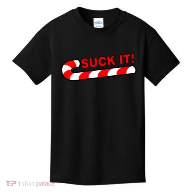 Suck It Candy Cane Kids T-Shirt