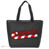 Suck It Candy Cane Tote Bag thumb 0