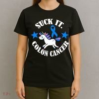 Suck It Colon Cancer T-Shirt thumb 4