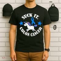 Suck It Colon Cancer T-Shirt thumb 6