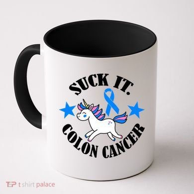 Suck It Colon Cancer Coffee Mug