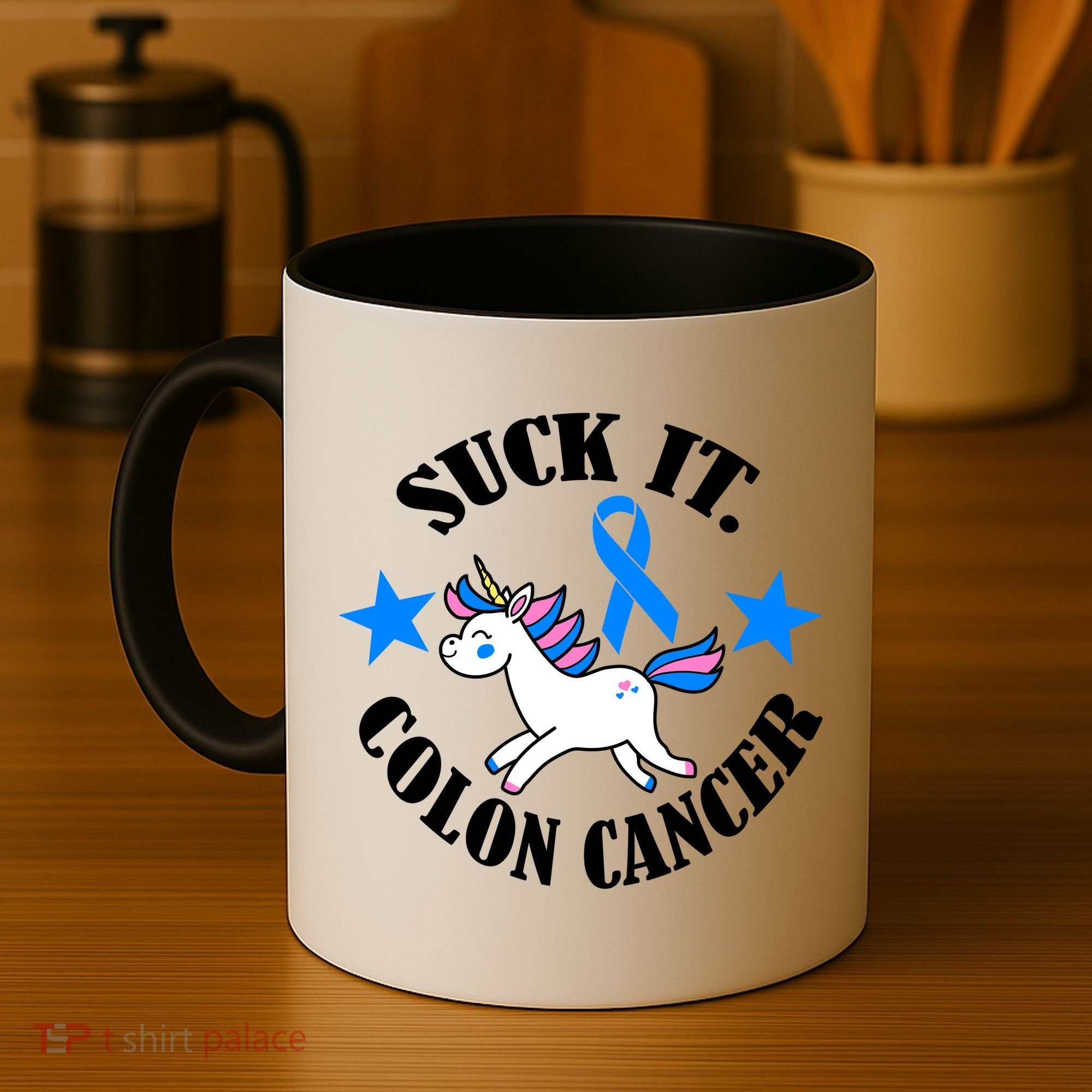 Suck It Colon Cancer Coffee Mug