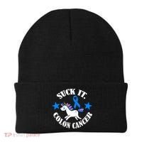 Suck It Colon Cancer Beanie thumb 0