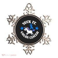 Suck It Colon Cancer Ornament thumb 0