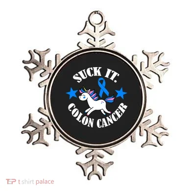Suck It Colon Cancer Ornament