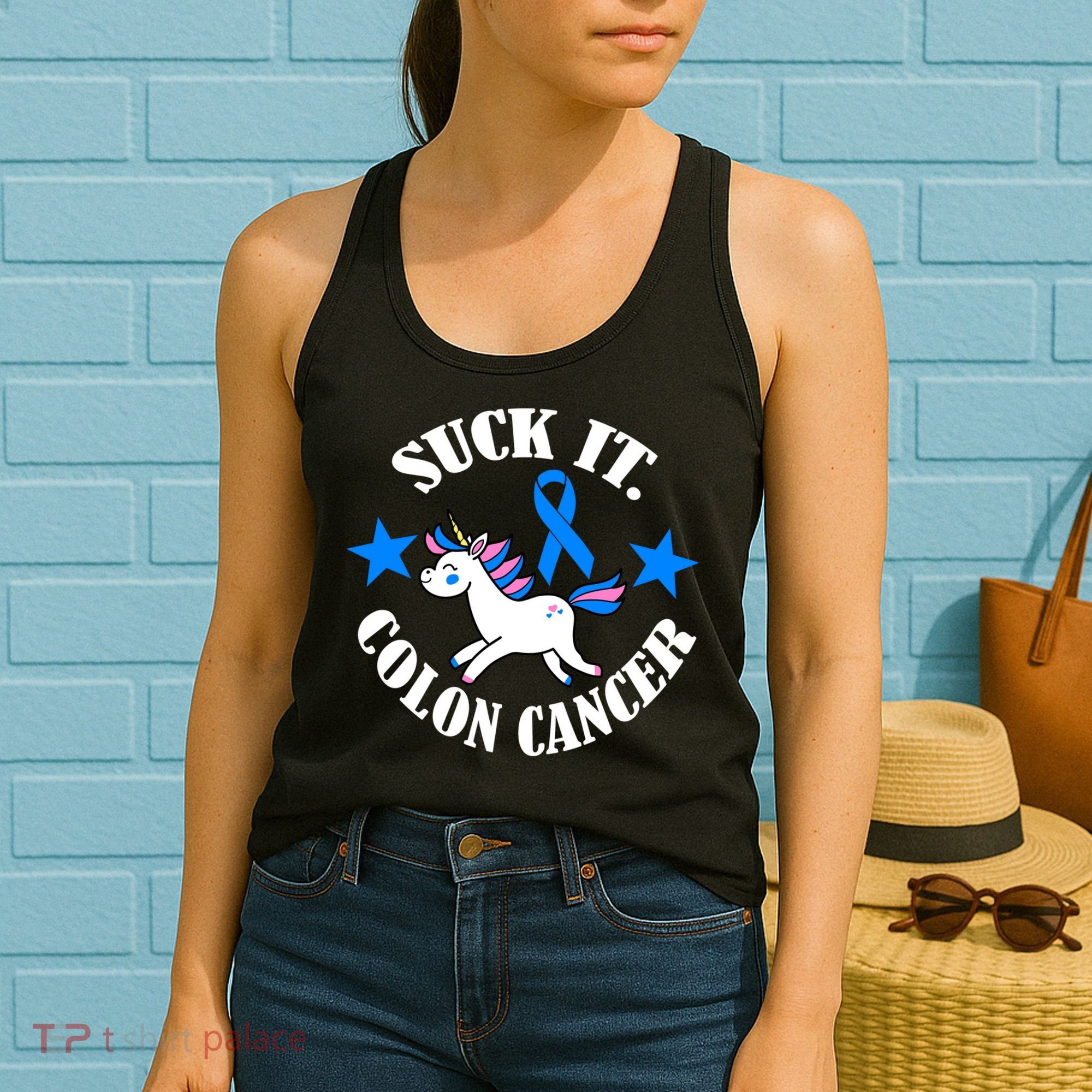Suck It Colon Cancer Women's Tank Top