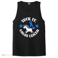 Suck It Colon Cancer PosiCharge Competitor Tank thumb 0