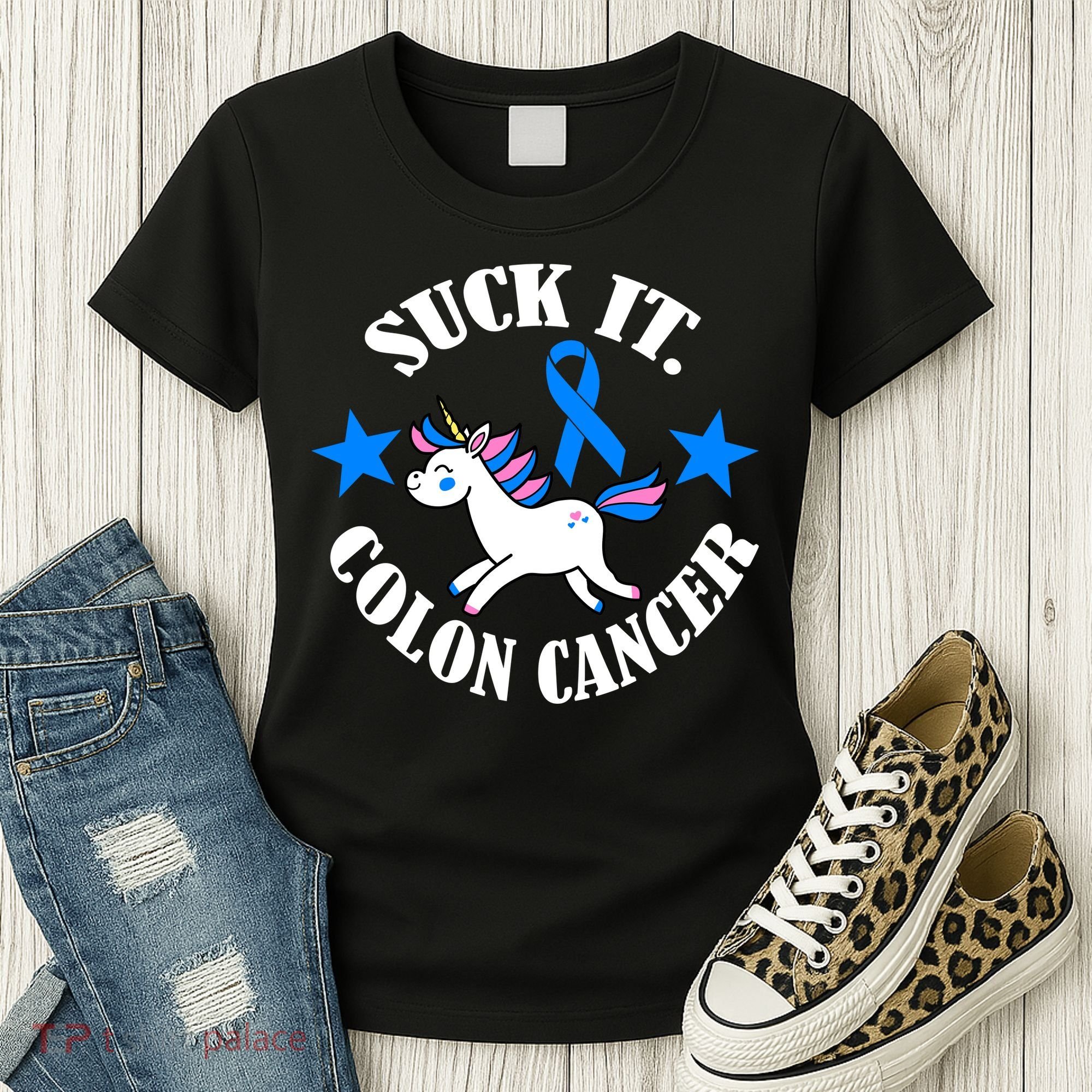 Suck It Colon Cancer Women's T-Shirt
