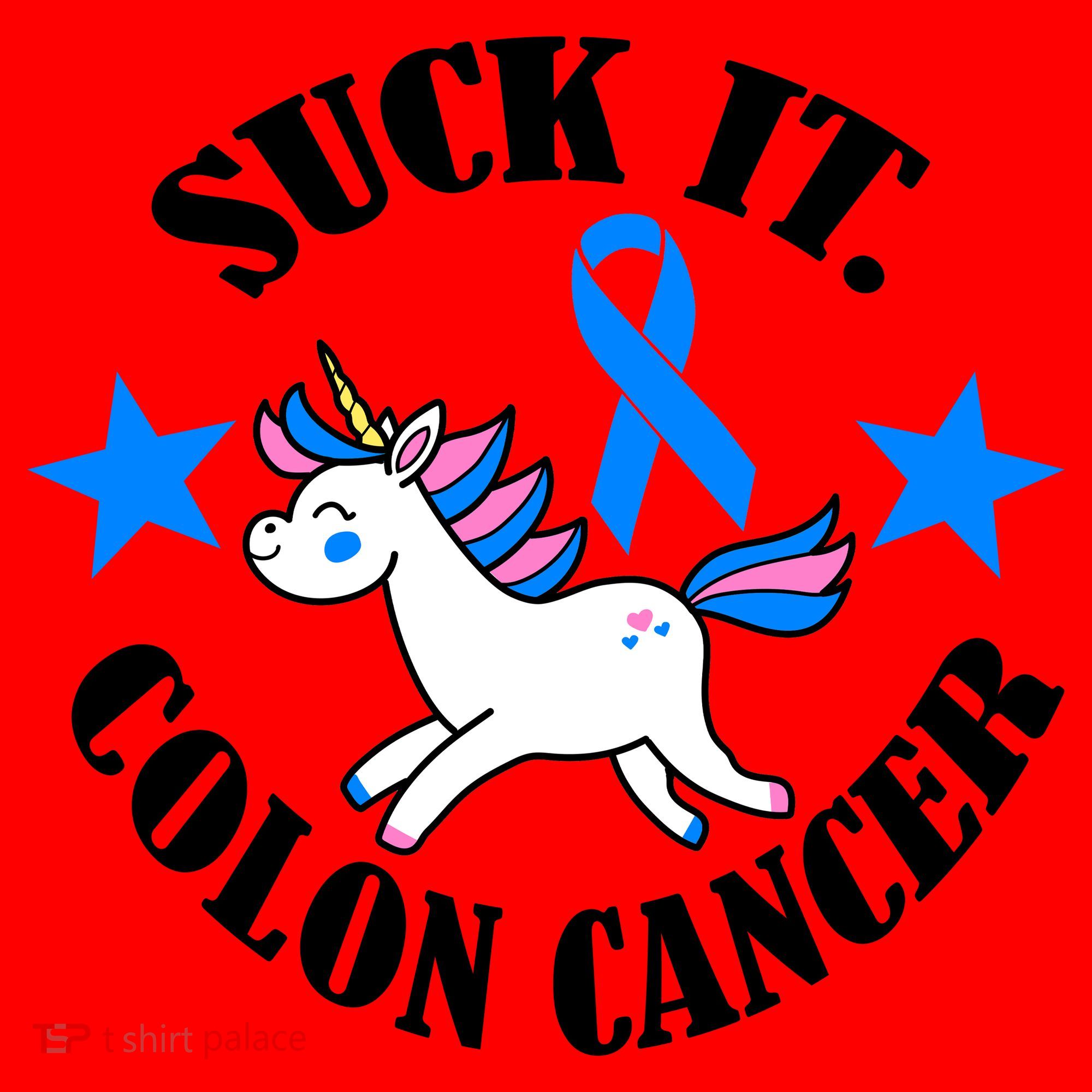 Suck It Colon Cancer Santa Hat