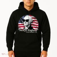 Suck It England George Washington 1776 Hoodie thumb 2