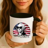 Suck It England George Washington 1776 Coffee Mug thumb 3