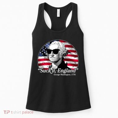Suck It England George Washington 1776 Women's Tank Top
