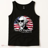 Suck It England George Washington 1776 Tank Top thumb 2