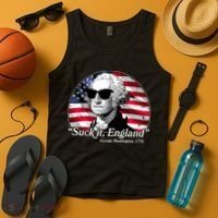 Suck It England George Washington 1776 Tank Top thumb 4