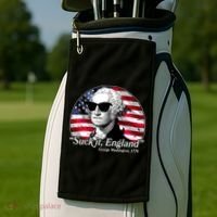 Suck It England George Washington 1776 Golf Towel thumb 2