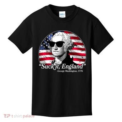 Suck It England George Washington 1776 Kids T-Shirt