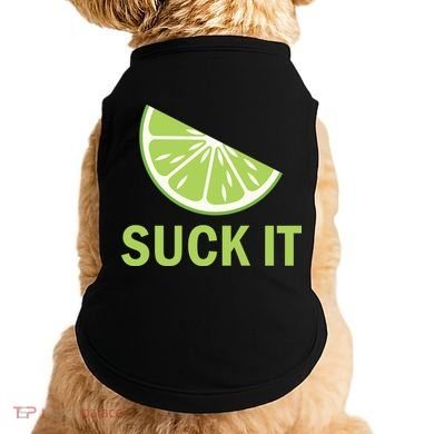 Suck It Funny Tequila Shot Doggie Tank