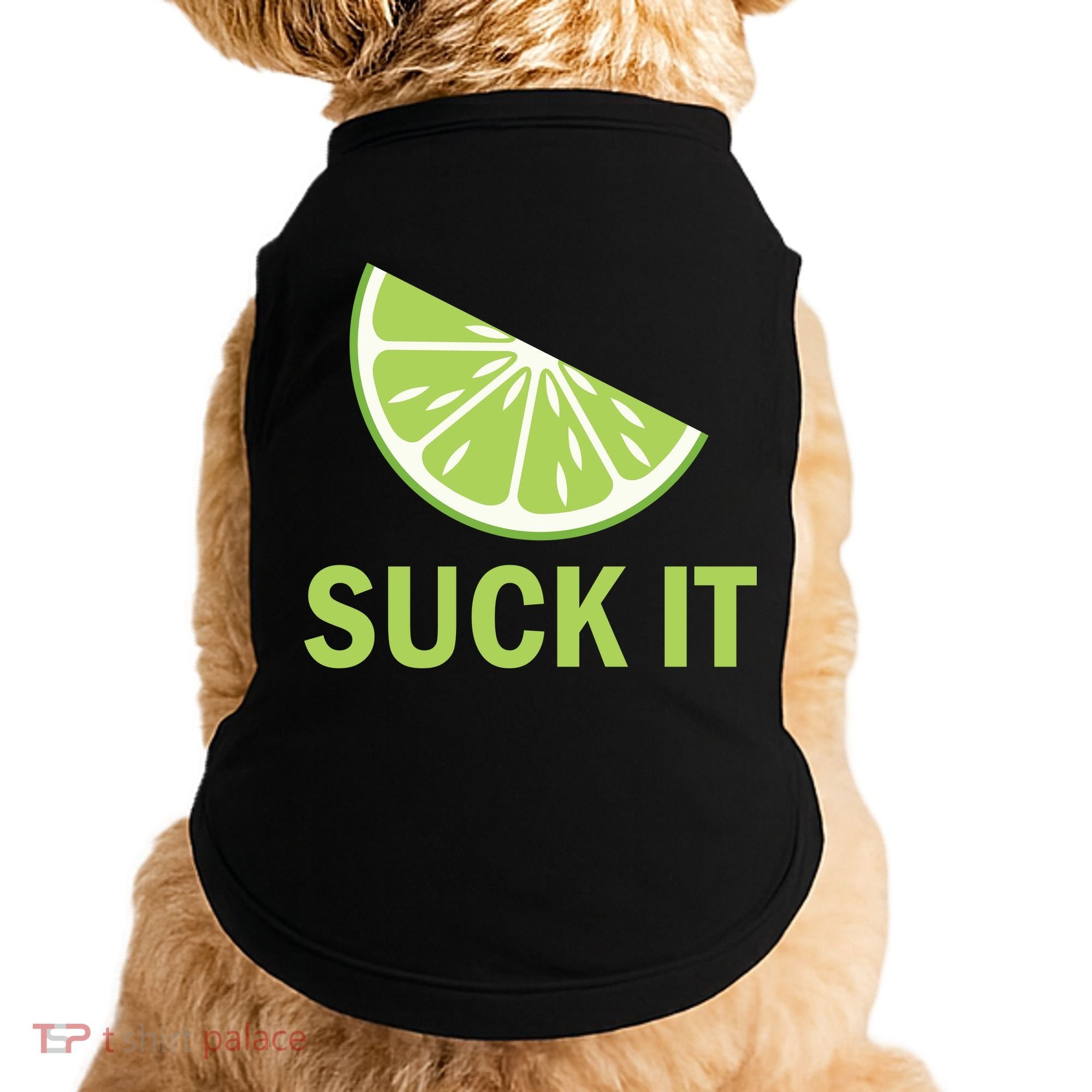 Suck It Funny Tequila Shot Doggie Tank