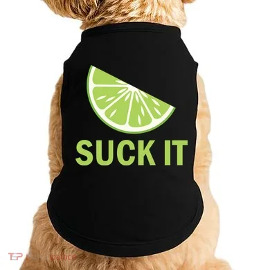 Suck It Funny Tequila Shot Doggie Tank