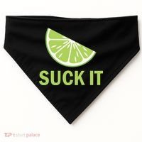 Suck It Funny Tequila Shot USA-Made Doggie Bandana thumb 0