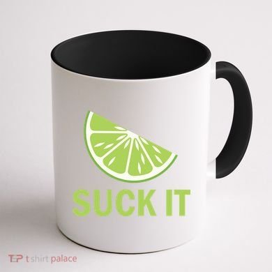 Suck It Funny Tequila Shot Coffee Mug back