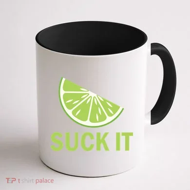 Suck It Funny Tequila Shot Coffee Mug back