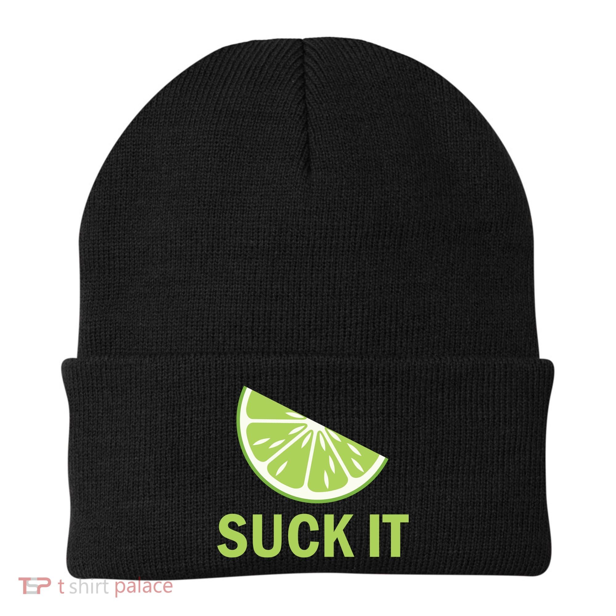 Suck It Funny Tequila Shot Beanie