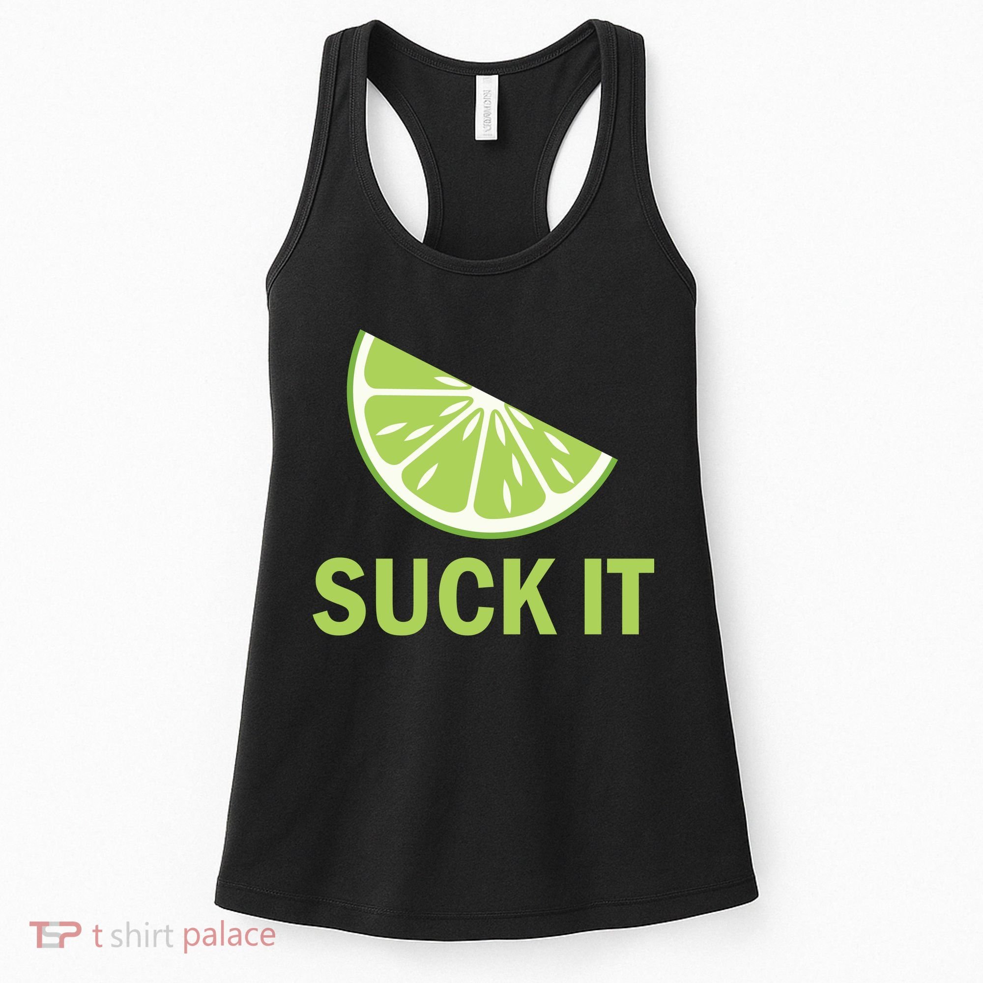 Suck It Funny Tequila Shot Women's Tank Top