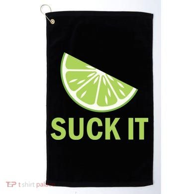 Suck It Funny Tequila Shot Golf Towel
