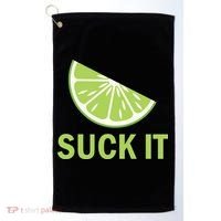 Suck It Funny Tequila Shot Golf Towel thumb 0