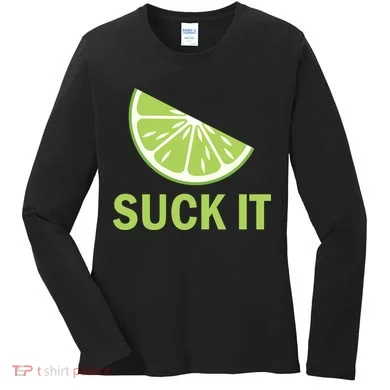 Suck It Funny Tequila Shot Women's Long Sleeve Shirt