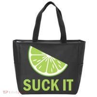 Suck It Funny Tequila Shot Tote Bag thumb 0