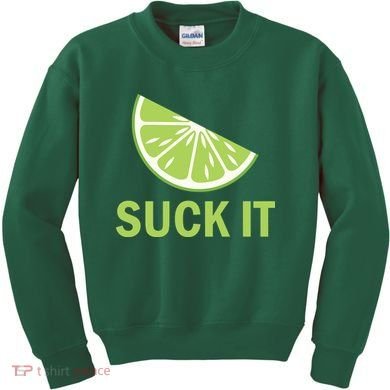 Suck It Funny Tequila Shot Kids Sweatshirt