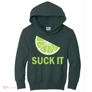 Suck It Funny Tequila Shot Kids Hoodie