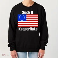 Suck It Kaeperflake Betsy Ross Flag Women's Sweatshirt thumb 0