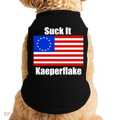 Suck It Kaeperflake Betsy Ross Flag Doggie Tank