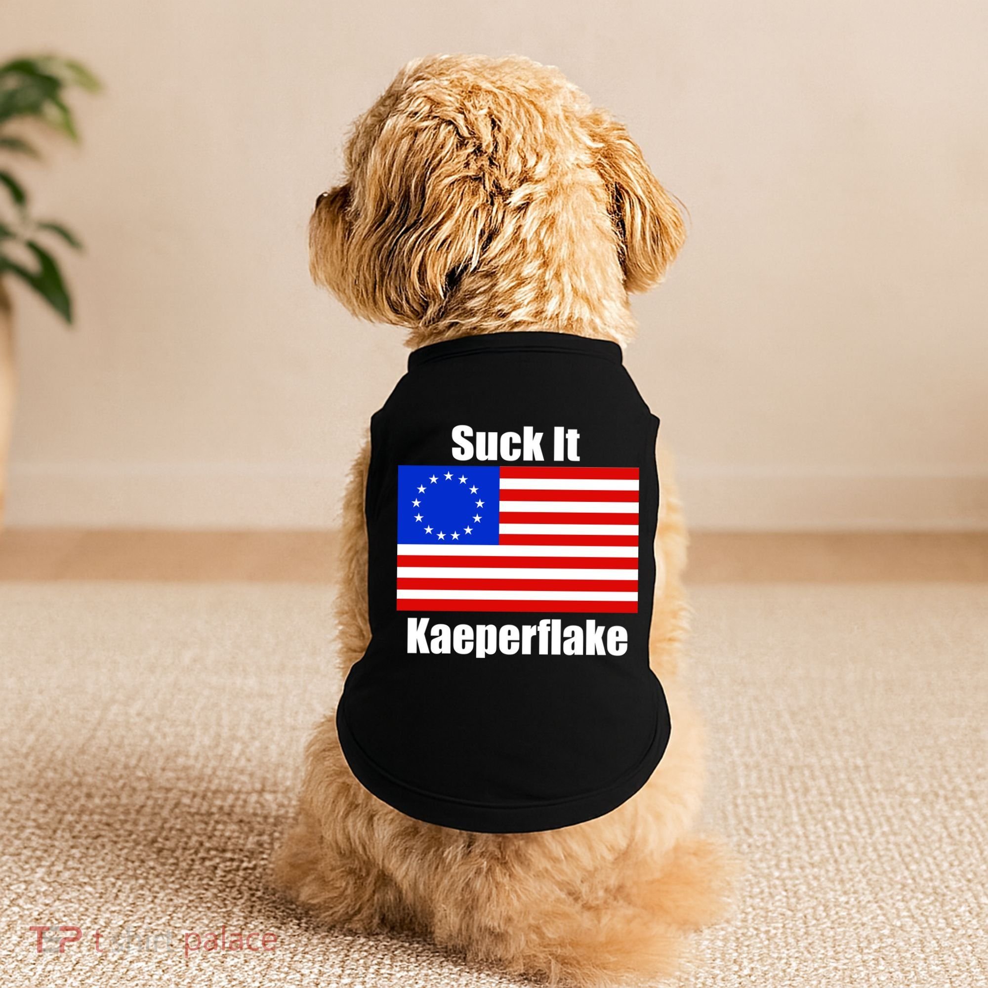 Suck It Kaeperflake Betsy Ross Flag Doggie Tank