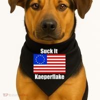 Suck It Kaeperflake Betsy Ross Flag USA-Made Doggie Bandana thumb 1