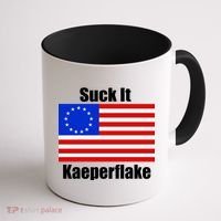 Suck It Kaeperflake Betsy Ross Flag Coffee Mug thumb 1
