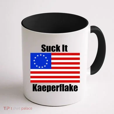 Suck It Kaeperflake Betsy Ross Flag Coffee Mug back