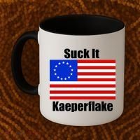 Suck It Kaeperflake Betsy Ross Flag Coffee Mug thumb 2