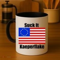 Suck It Kaeperflake Betsy Ross Flag Coffee Mug thumb 4